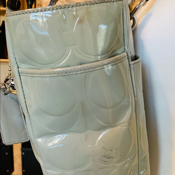 COACH Gallery Embossed Patent Leather Bag - Picture 5 of 12